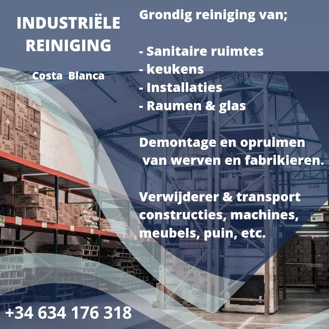 Industrielle Reinigung an der Costa Blanca