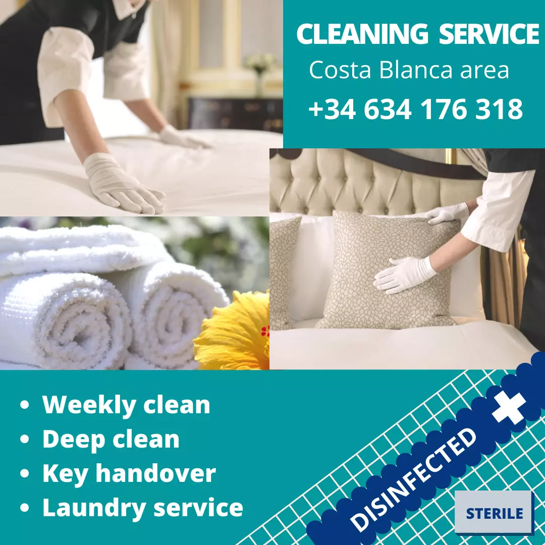 House cleaning services on the Costa Blanca