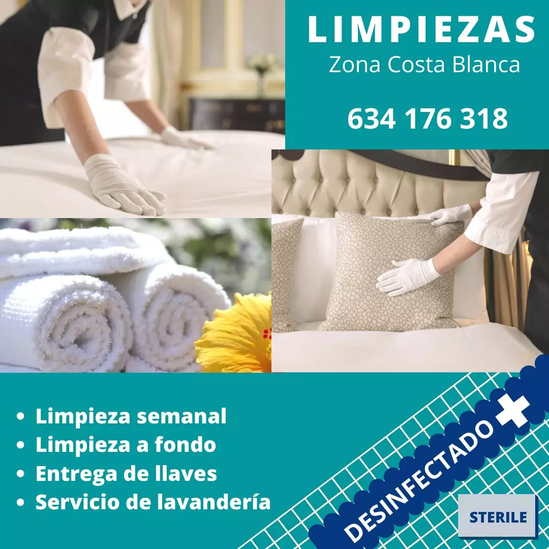 Servicio de limpiezas domésticas en Costa Blanca