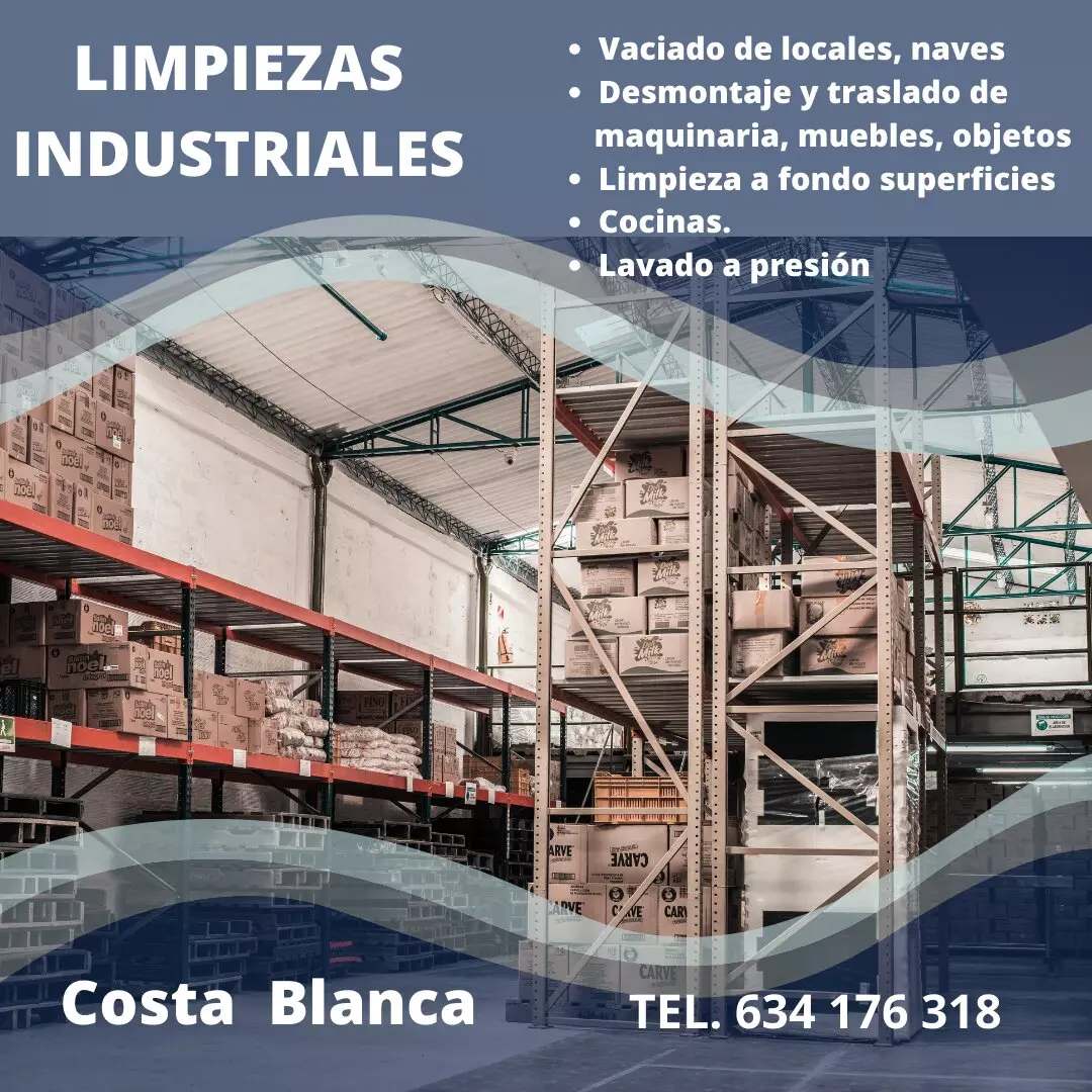 Limpieza industrial de naves y locales